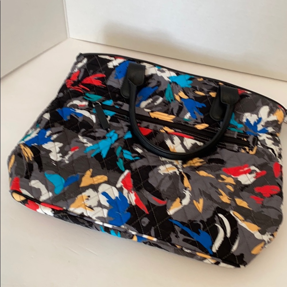Vera Bradley bag in the Floral Slash design!